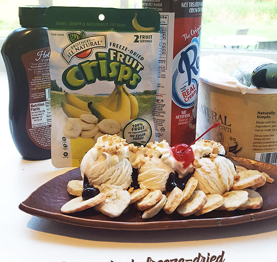 Ultimate Freeze Dried Banana Split Recipe