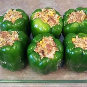 stuffed green peppers