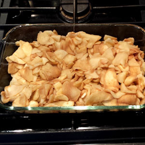 apple crisp recipe step 2