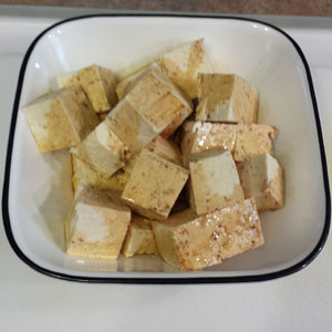 tofu chunks