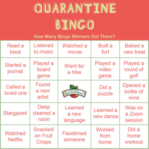 Quarantine Bucket List - Brothers All Natural Blog